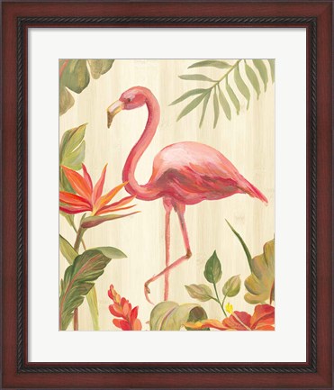 Framed Tropical Garden X Print