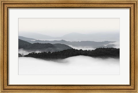 Framed Rolling Fog, Smoky Mountains No. 2 Print