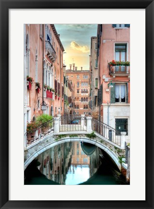 Framed Venetian Canale #20 Print