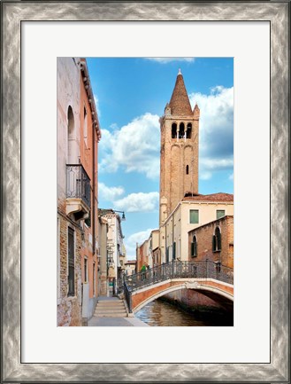 Framed Venezia Canale #1 Print