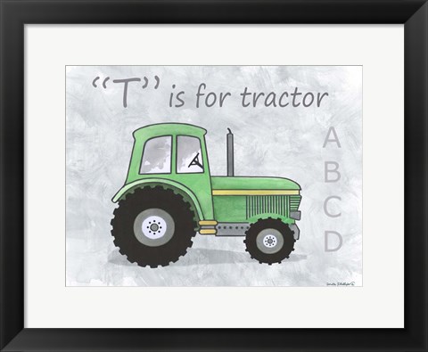 Framed Tractor Print