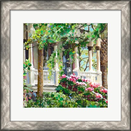 Framed Savannah Porch Print