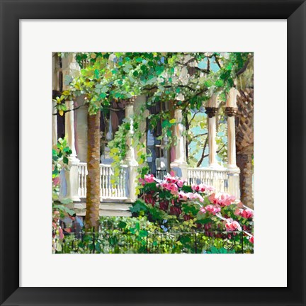 Framed Savannah Porch Print