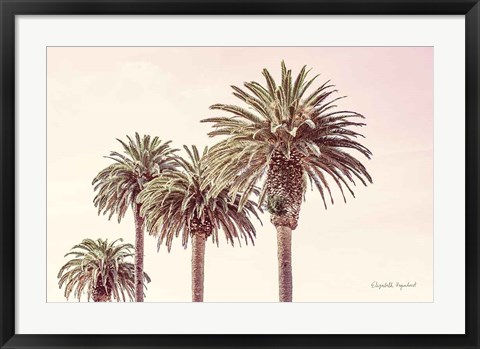 Framed Pastel Palms Print