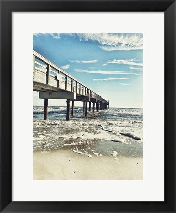 Framed Dock Side Print