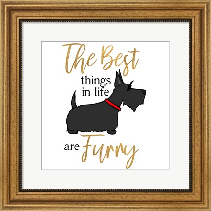 Framed Puppy Positive IV Print