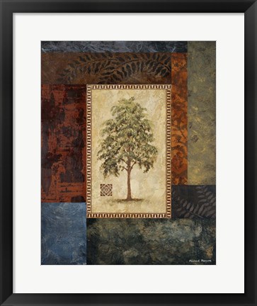 Framed Eucalyptus Tree I Print