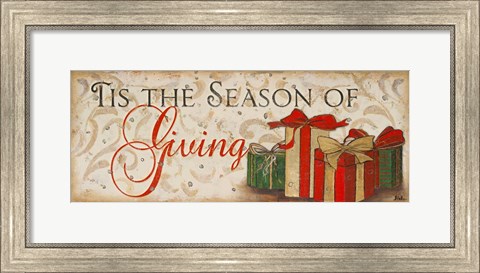 Framed Tis the Season of Giving Print