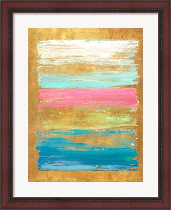 Framed Palette with Pink Print