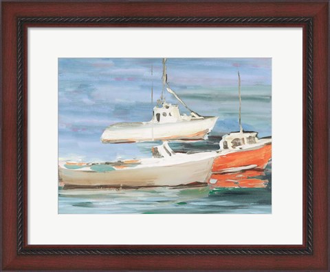 Framed Atlantic Sailboats Print