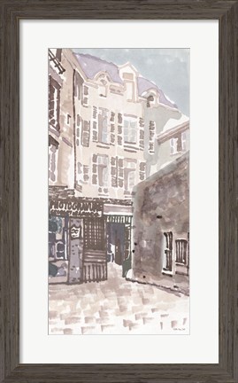 Framed Paris Street 1 Print