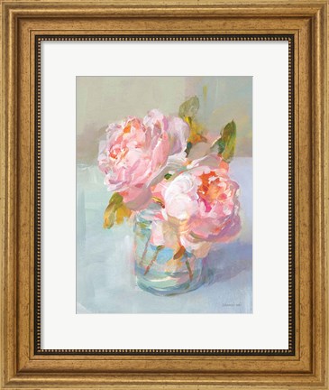 Framed Sweet Roses II Print