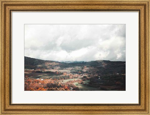Framed Autumn Hills II Print
