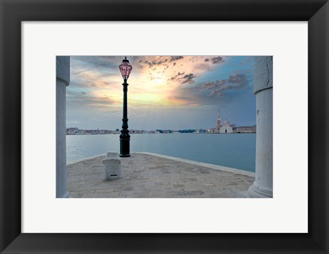 Framed Gran Canale Sunrise #1 Print