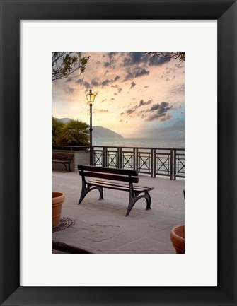 Framed Monterosso Sunrise #1 Print