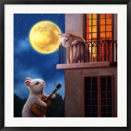 Framed Moonlight Serenade Print