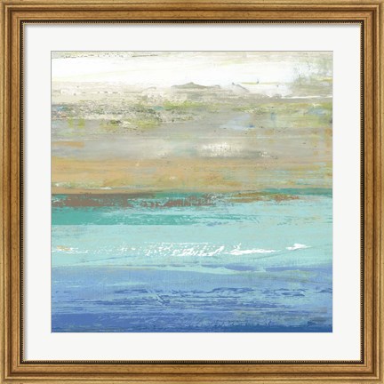 Framed Beach Wash No. 7 Print