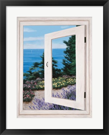 Framed Bay Window Vista II Print