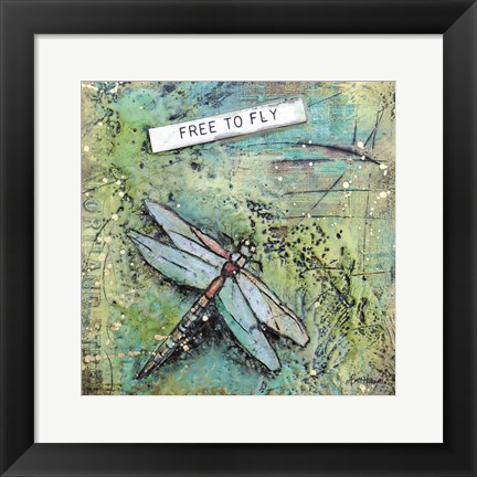 Framed Free to Fly Print