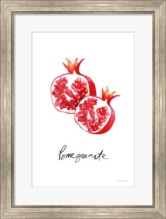 Framed Pomegranates Print