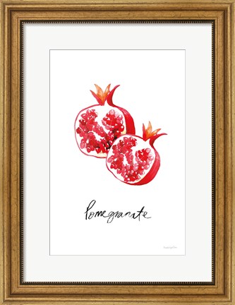 Framed Pomegranates Print