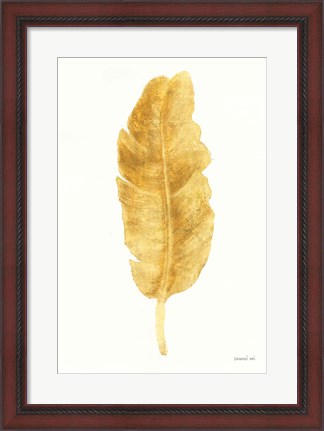 Framed Palms of the Tropics III Gold Print