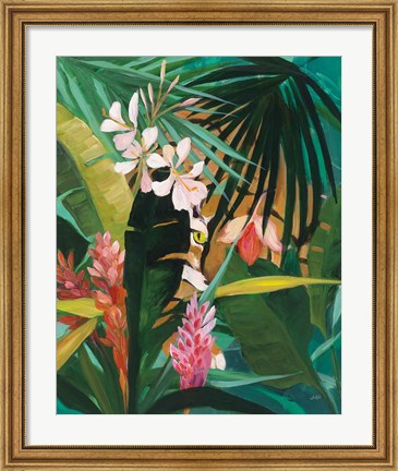 Framed Hidden Jungle I Print