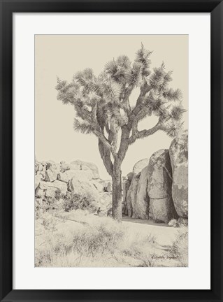 Framed Joshua Tree IV Neutral Print