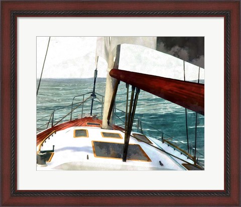 Framed Sailing the Seas II Print
