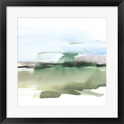 Framed Abstract Wetland II Print