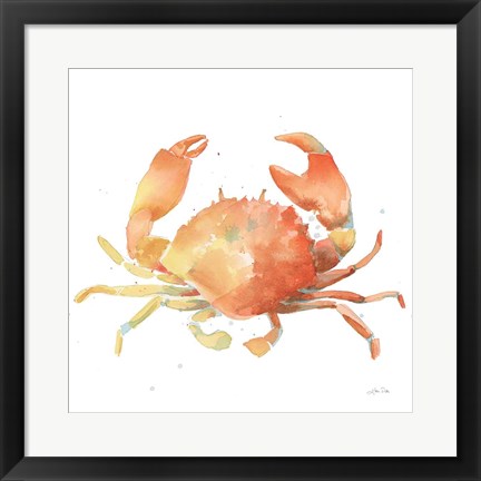 Framed Summertime Crab Print