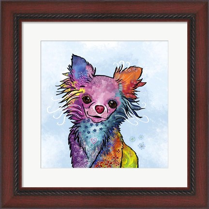 Framed Colorful Pets I Print