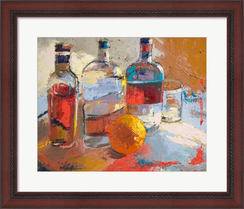 Framed Bourbon L&#39;Orange Print