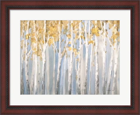 Framed Golden Birches Print