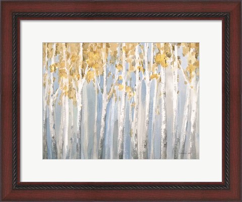 Framed Golden Birches Print