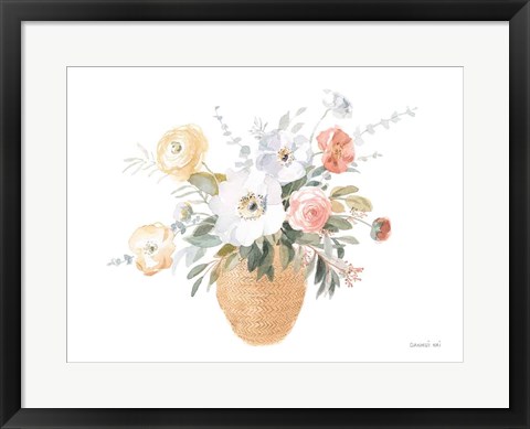 Framed Blooms of Spring II Print