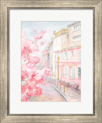 Framed Pastel Paris II Print