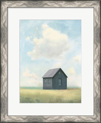 Framed Lonely Landscape III Print