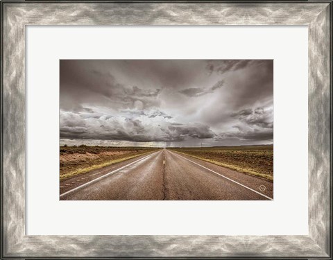 Framed Into The Storm Print
