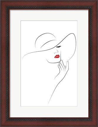Framed Hat Couture III Print