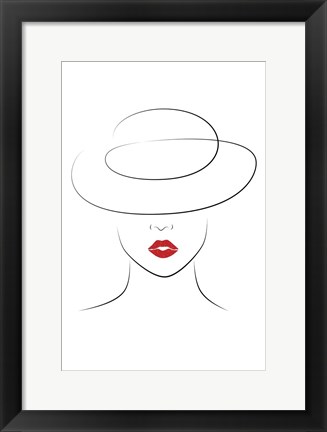 Framed Hat Couture IV Print