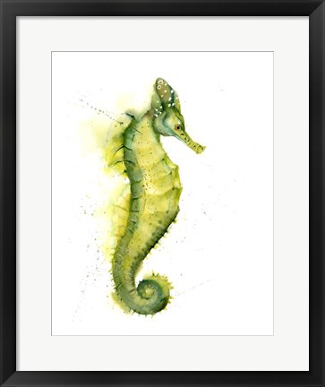 Framed Seahorse III Print