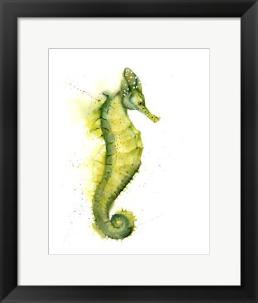Framed Seahorse III Print