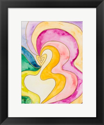 Framed Rainbow Love Print