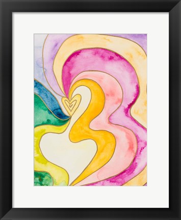 Framed Rainbow Love Print
