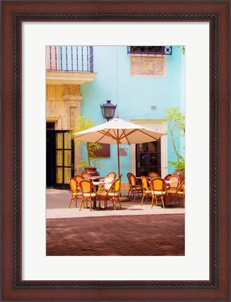 Framed Spanish Cafe Print