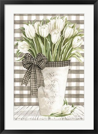 Framed Farmhouse Tulips Print