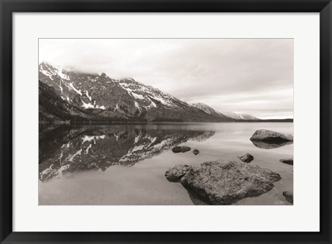 Framed Jenny Lake Print