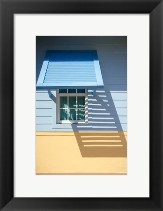Framed Beachtown Blues I Print