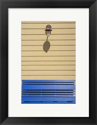 Framed Beachtown Blues V Print